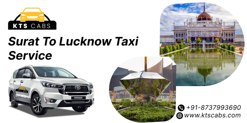 Surat to Lucknow Cab Service